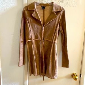 Beautiful clean leather coat.